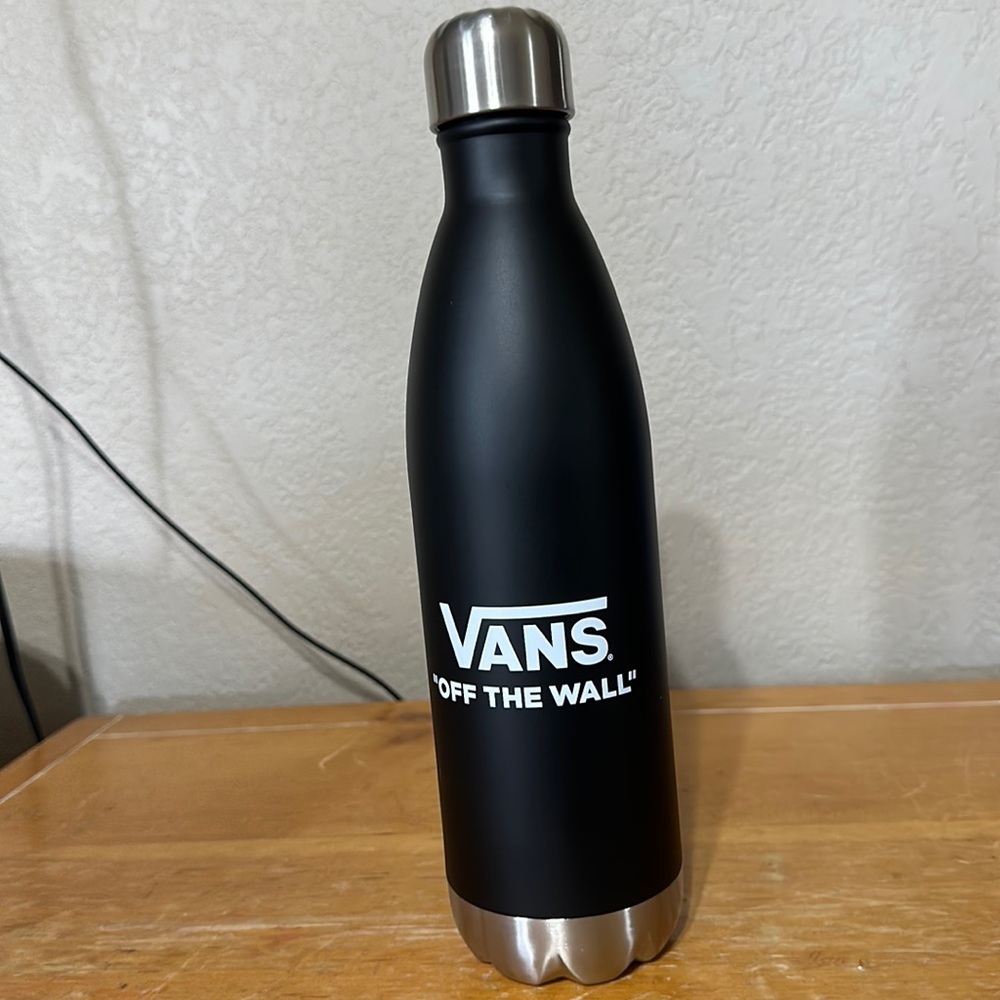Vans Family black off the wall water bottle 26oz hot or cold